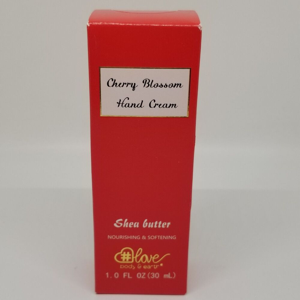 Love Body & Earth Cherry Blossom Shea Butter Hand Cream Softening 1 oz